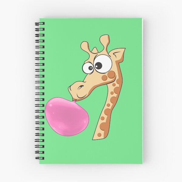 Item preview, Tall Giraffe Blowing Pink Bubble Gum  designed and sold by alenaz.