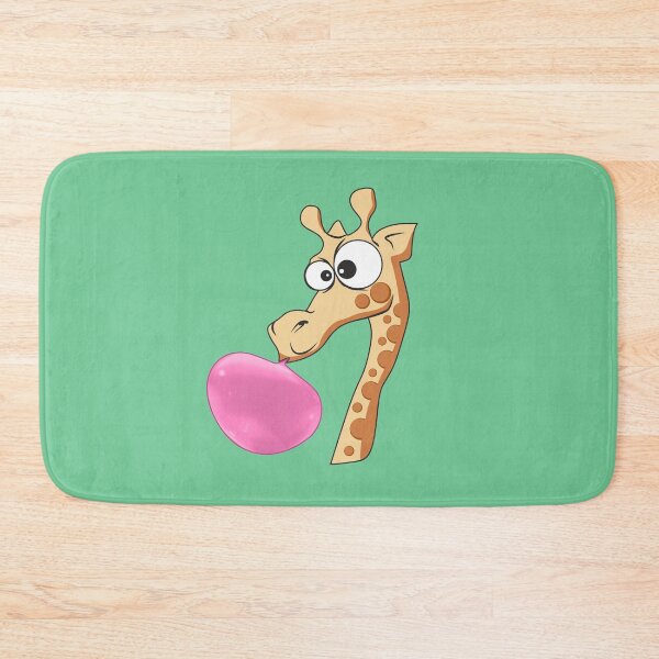 Item preview, Tall Giraffe Blowing Pink Bubble Gum  designed and sold by alenaz.