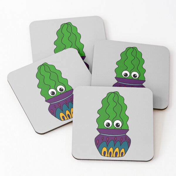 Item preview, Cute Cactus Design #260: Apple Cactus In Pretty Jar designed and sold by DreamCactus.