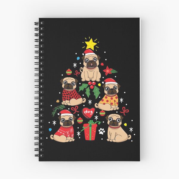 Item preview, Pug Christmas Ornament Tree designed and sold by rafaeltto.