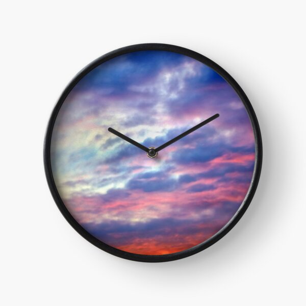Burning Sky Clock