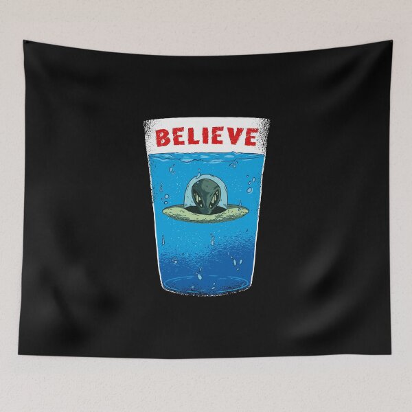 Item preview, Alien In Glass of Water Believe designed and sold by KoolMoDee.