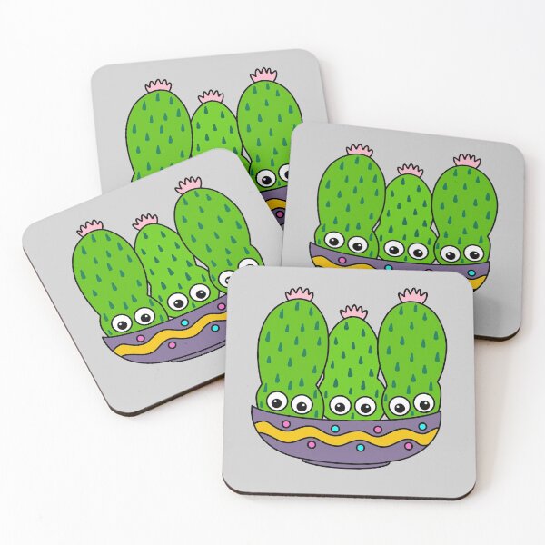Item preview, Cute Cactus Design #266: Cacti Bunch In Pretty Bowl designed and sold by DreamCactus.