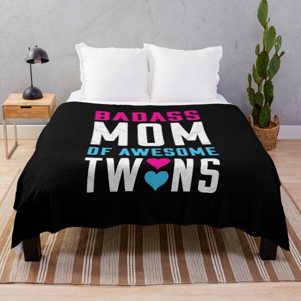 Item preview, Twin Mom Badass Mom of Awesome Twins designed and sold by peculiarpeachco.