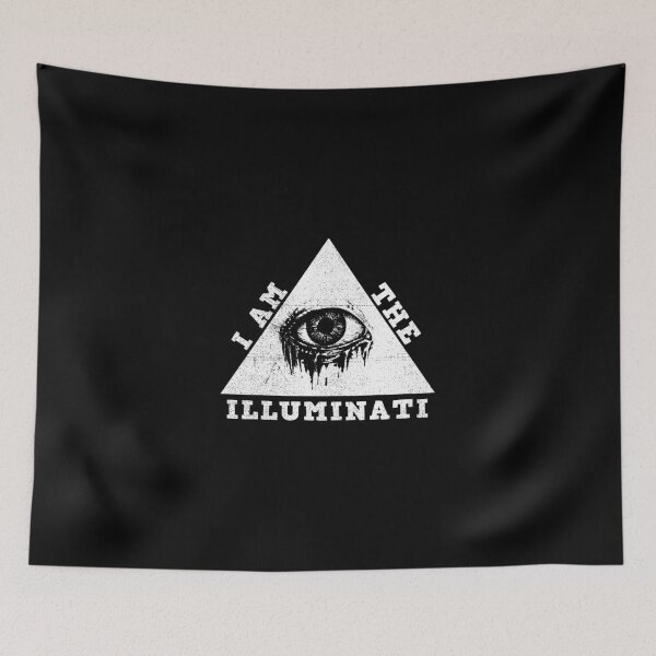 Item preview, I Am The  Illuminati All Seeing Dripping Crying Eye designed and sold by KoolMoDee.