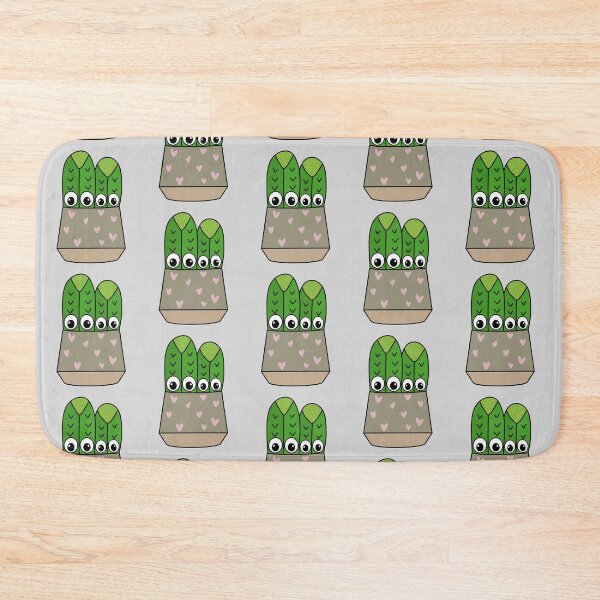 Item preview, Cute Cactus Design #268: Cacti In Soft Hearts Pot designed and sold by DreamCactus.
