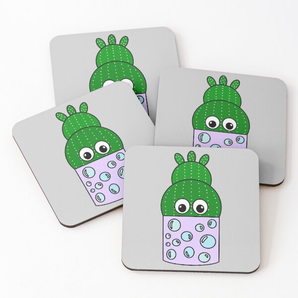 Artikelvorschau, Cute Cactus Design #269: Cactus In Painted Bubble Pot entworfen und verkauft von DreamCactus.