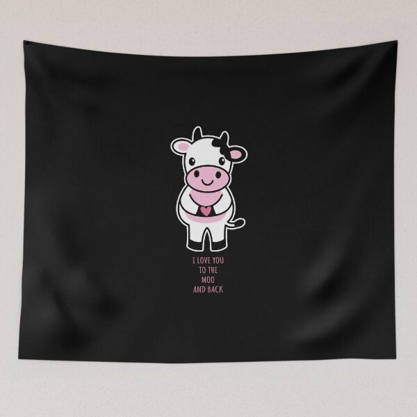 Item preview, I Love You To The Moo And Back - Cute Cow designed and sold by KoolMoDee.
