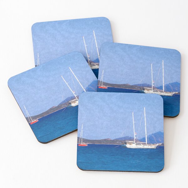 Item preview, Aegean Sea Ships Art designed and sold by Londonimages.