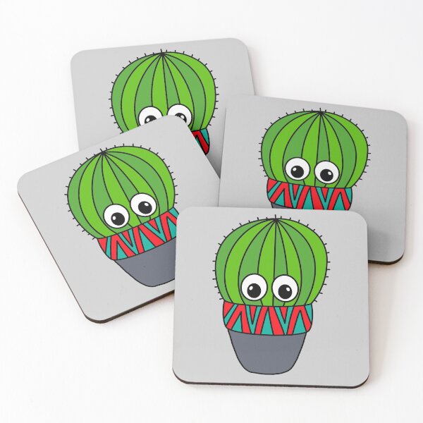 Artikelvorschau, Cute Cactus Design #271: Cactus In Painted Pot entworfen und verkauft von DreamCactus.
