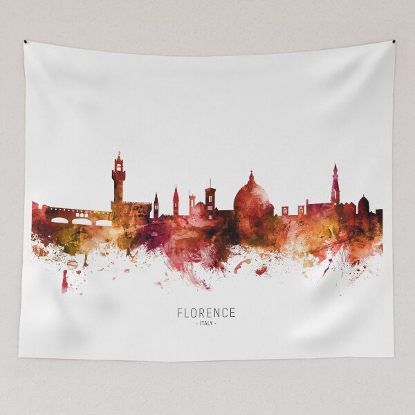 Aperçu de l'œuvre Florence Italy Skyline créée et vendue par ArtPrints.