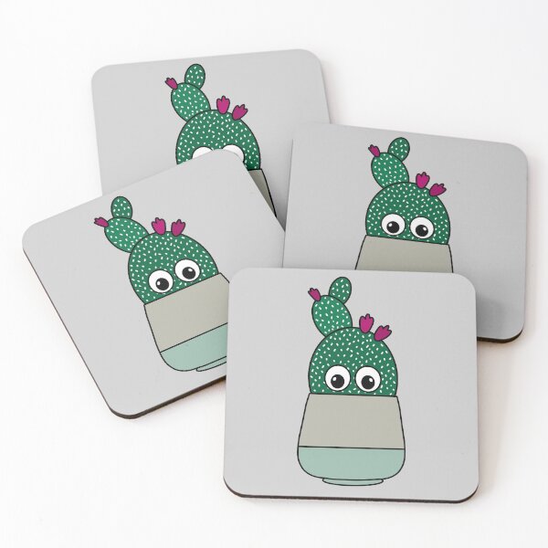 Item preview, Cute Cactus Design #275: Cactus With Pretty Flowers designed and sold by DreamCactus.