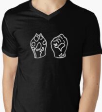 Paw & Hand • MFC Men's V-Neck T-Shirt