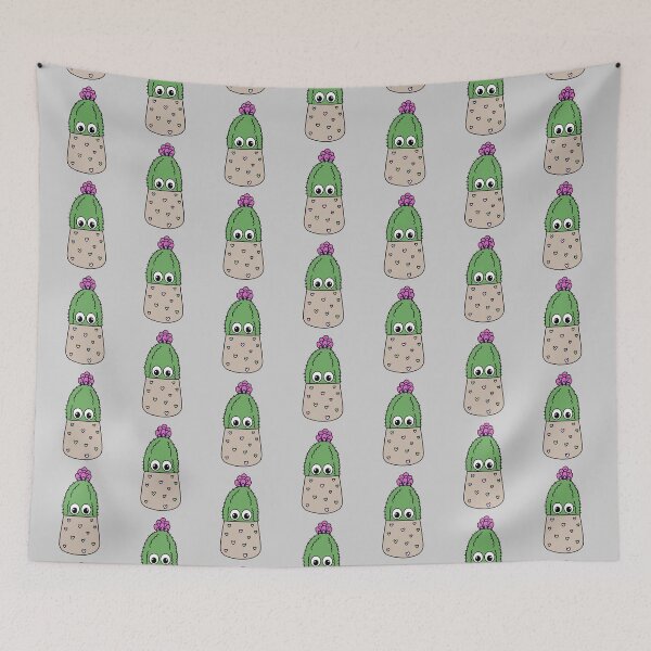 Artikelvorschau, Cute Cactus Design #281: Cute Cactus In Dainty Heart Pot entworfen und verkauft von DreamCactus.