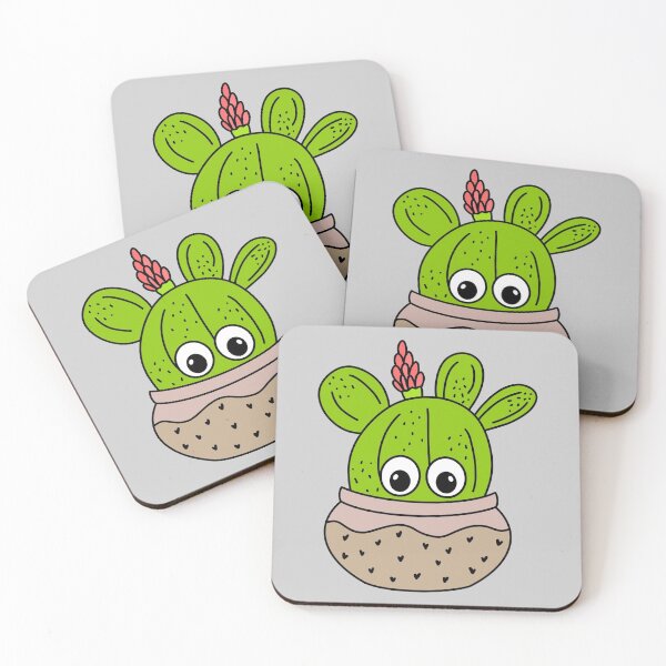 Artikelvorschau, Cute Cactus Design #282: Cute Cactus With Flower In A Jar Planter entworfen und verkauft von DreamCactus.