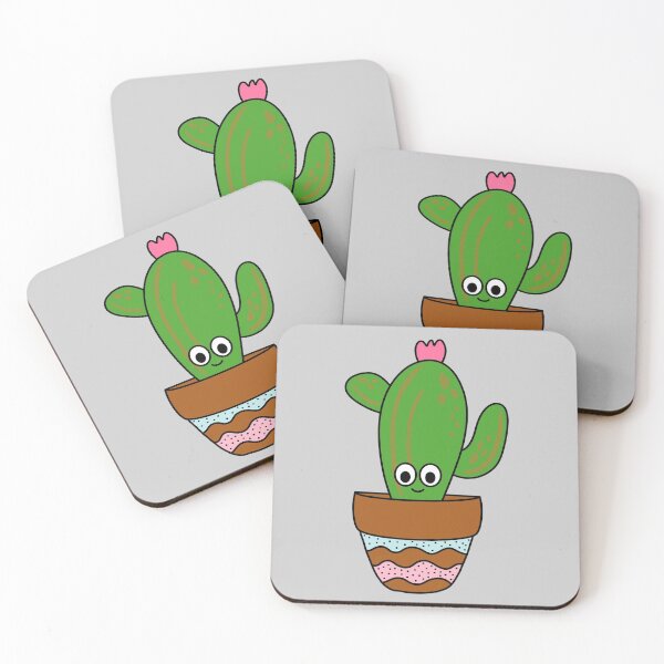 Item preview, Cute Cactus Design #283: Cute Saguaro In Terra-cotta Pot designed and sold by DreamCactus.