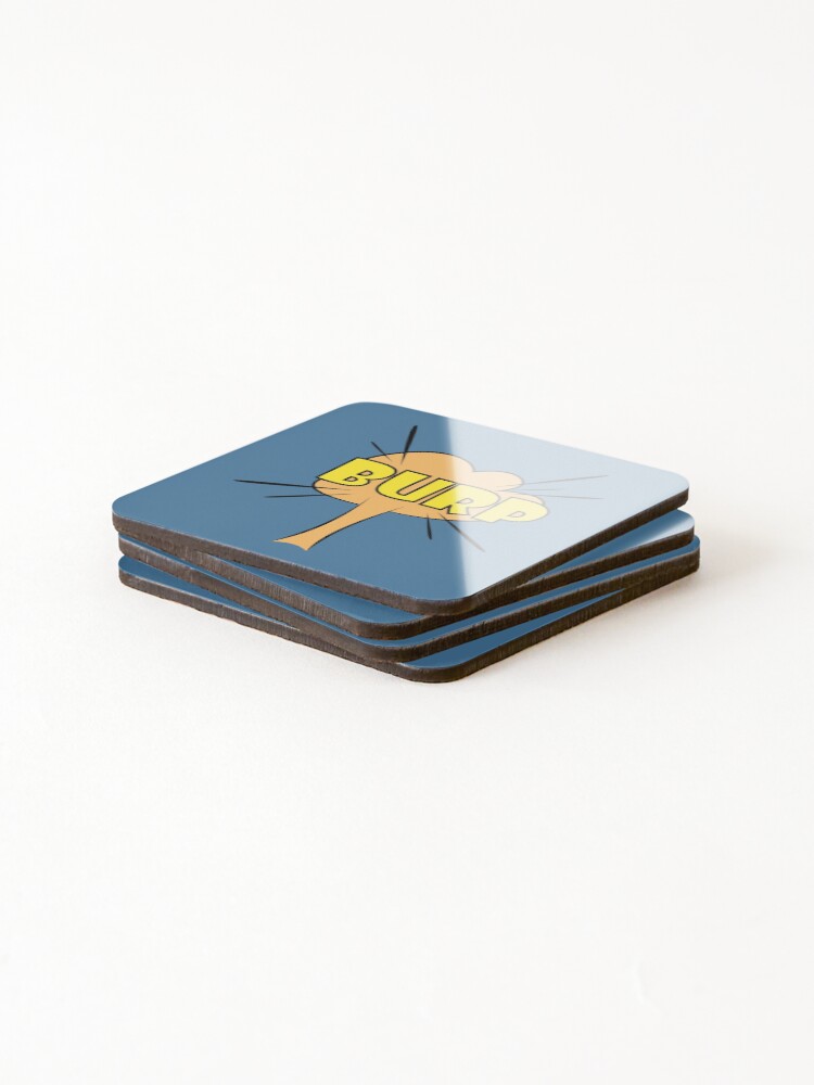 Thumbnail 4 of 5, Coasters (Set of 4), Exploding Burp Sound designed and sold by MonkeyBusinessC.