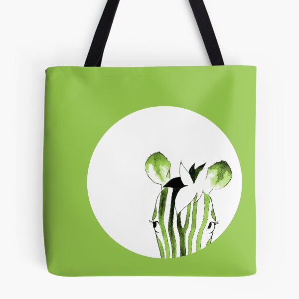 Item preview, Green Watercolour Zebra designed and sold by Blank Expectations.