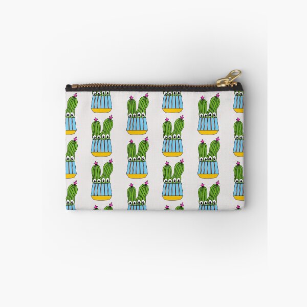Item preview, Cute Cactus Design #288: Potted Cacti Couple With Flowers designed and sold by DreamCactus.