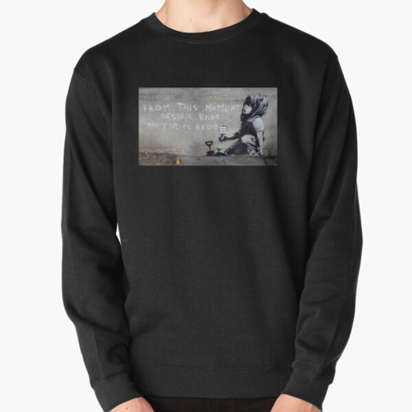 Banksy at Extinction Rebellion Pullover Sweatshirt