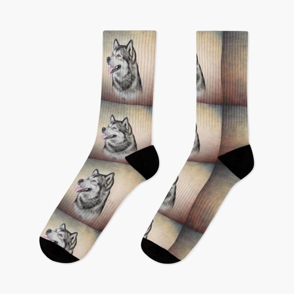 Item preview, Drawing Dog Alaskan Malamute designed and sold by bonidog.