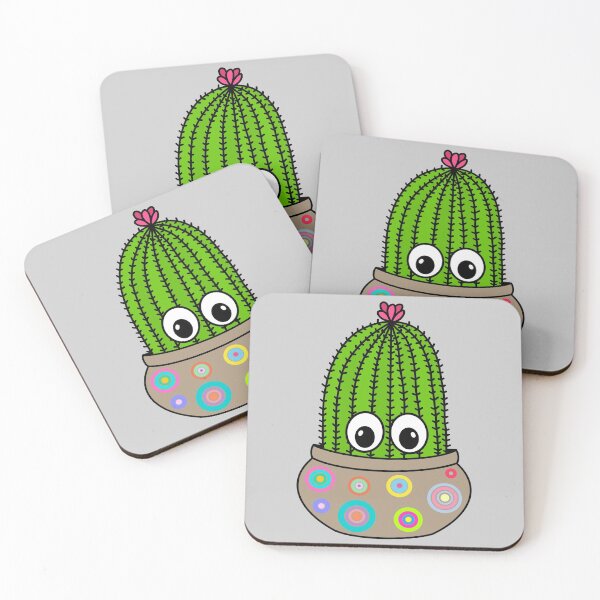 Item preview, Cute Cactus Design #291: Potted Saguaro In Cute Jar designed and sold by DreamCactus.