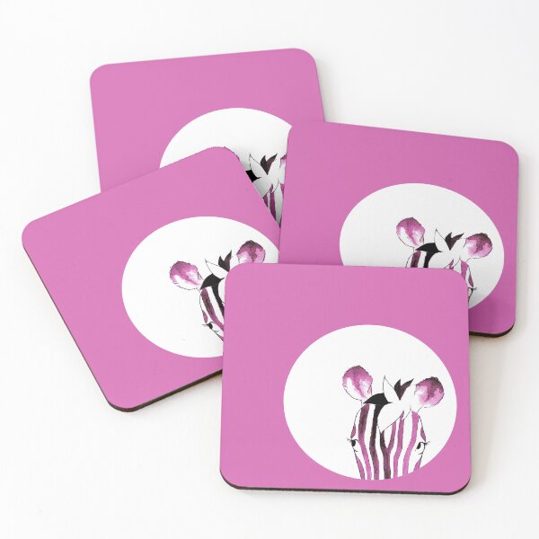 Item preview, Pink Watercolour Zebra designed and sold by Blank Expectations.