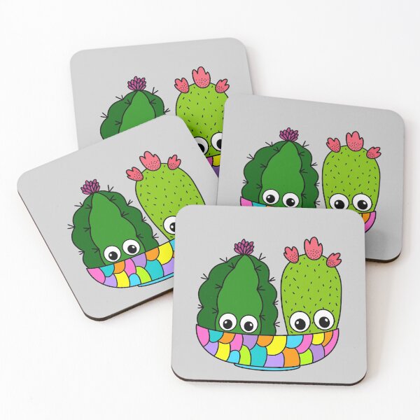 Item preview, Cute Cactus Design #294: Pretty Cacti Arrangement In Colorful Bowl designed and sold by DreamCactus.