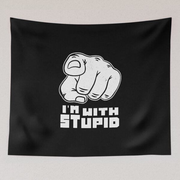 Item preview, I'm With Stupid designed and sold by KoolMoDee.