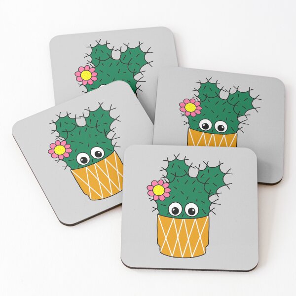 Artikelvorschau, Cute Cactus Design #304: Spiky Cactus With Cute Flower entworfen und verkauft von DreamCactus.