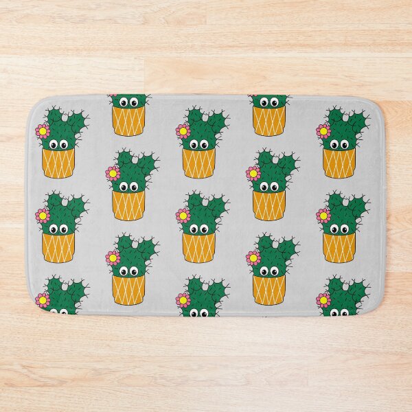 Item preview, Cute Cactus Design #304: Spiky Cactus With Cute Flower designed and sold by DreamCactus.
