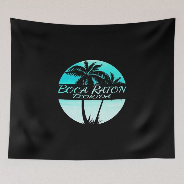 Item preview, Boca Raton Florida Palm Trees Souvenir Vacation Travel Design designed and sold by KoolMoDee.