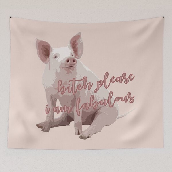 Item preview, Pink Fabulous Pig designed and sold by albacarballo.