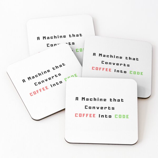 Item preview, A machine that Converts Coffee Into Code designed and sold by TextyQuotes.