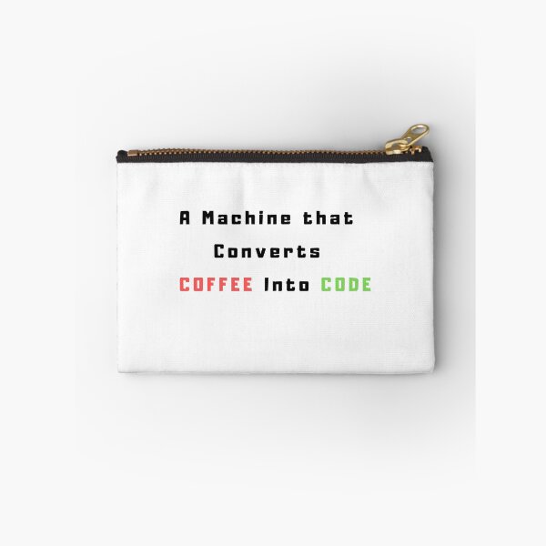 Item preview, A machine that Converts Coffee Into Code designed and sold by TextyQuotes.