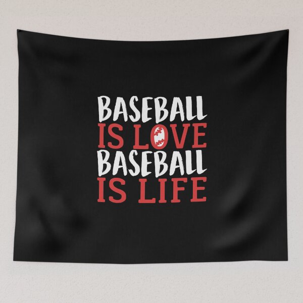 Item preview, Baseball Is Love Baseball Is Life - Softball designed and sold by Superhero Gear.