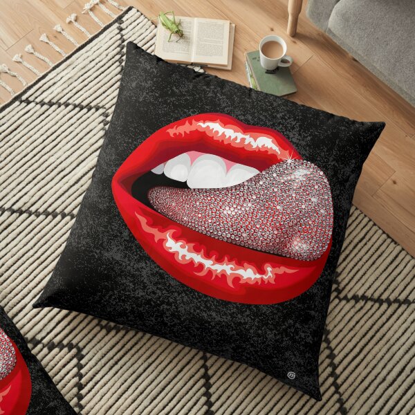 Precious Tongue Floor Pillow