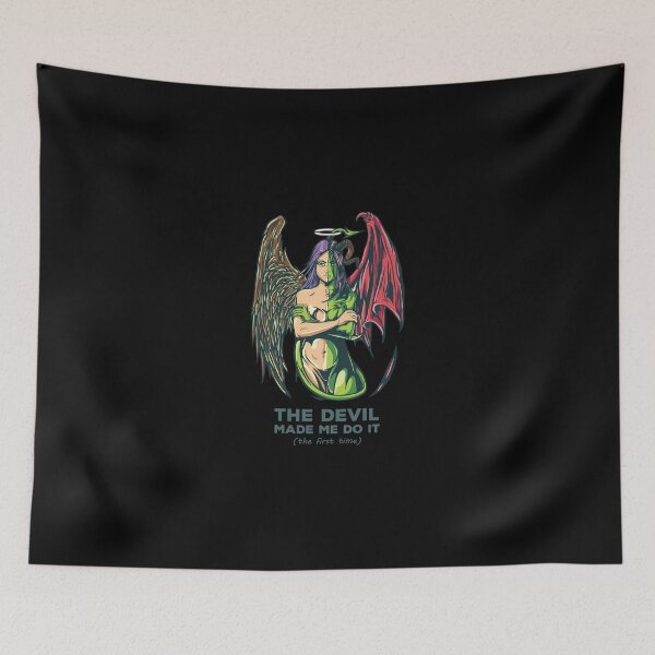 Item preview, The Devil Made Me Do It - Angel & Devil Girl designed and sold by KoolMoDee.
