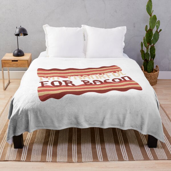 Item preview, I'm Thankful for Bacon - Funny Thanksgiving Shirt designed and sold by bkfdesigns.