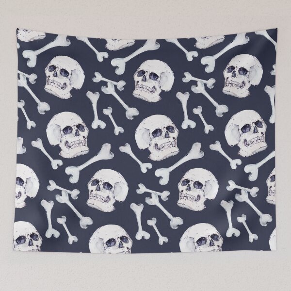 Item preview, skull and bones designed and sold by ECLECTICimprint.