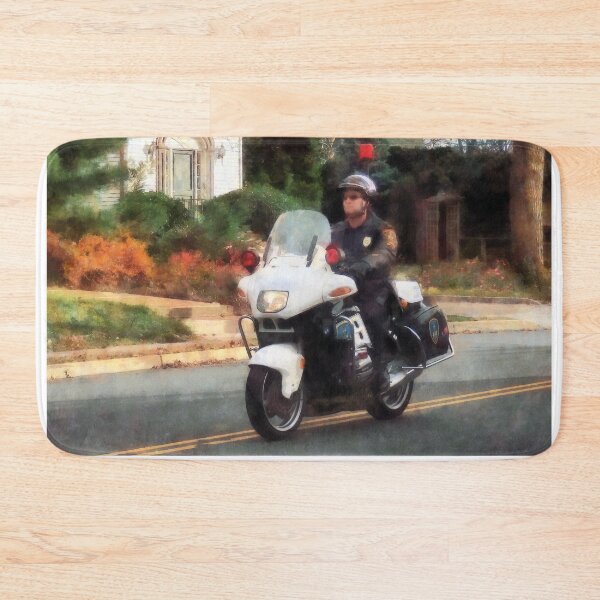 Item preview, Motorcycle Cop on Patrol designed and sold by Susan Savad.