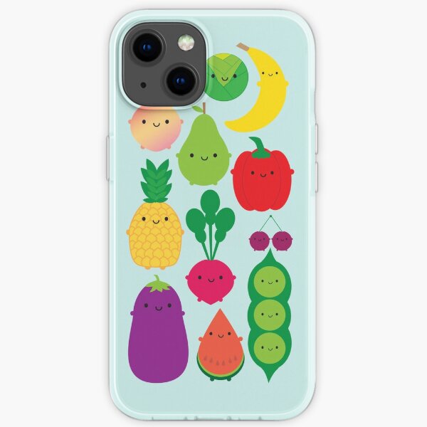5 A Day Fruit & Vegetables iPhone Soft Case