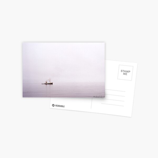 Lonely Fisherman Postcard