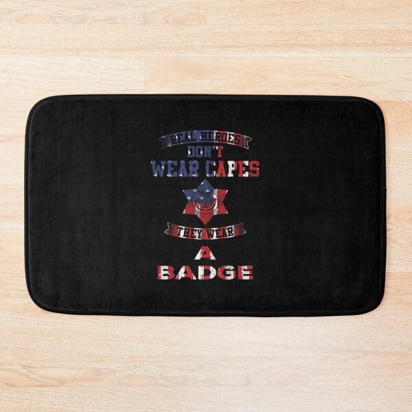 Item preview, Real Heros Wear A Badge USA FLAG designed and sold by KoolMoDee.