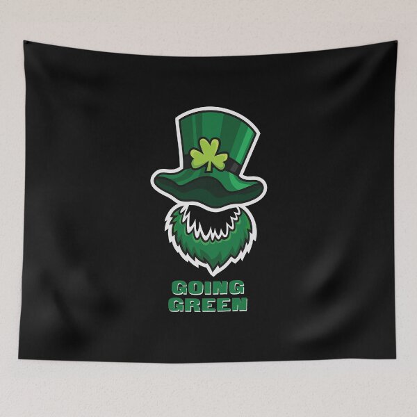 Item preview, Go Green St. Patricks Day Hat Beard designed and sold by KoolMoDee.