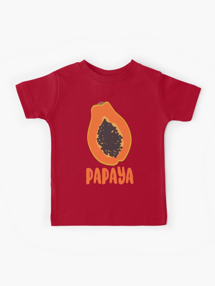 PAPAYA Kids T-Shirt by BanannaEstudio