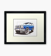 86 Ford Bronco Framed Print