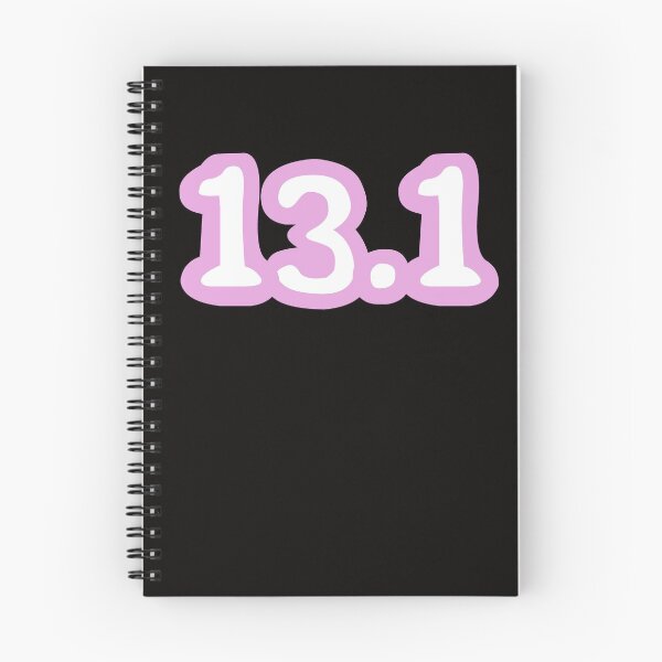Item preview, iRun 13.1 Pink Sticker designed and sold by dcroffe.
