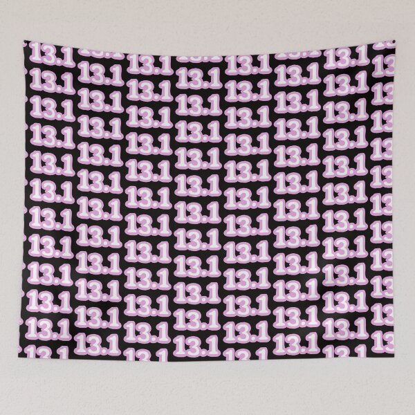 Item preview, iRun 13.1 Pink Sticker designed and sold by dcroffe.
