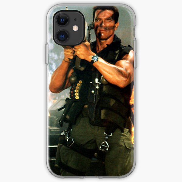 Schwarzenegger Rocket Launcher Case iPhone Soft Case